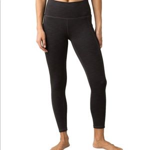PRANA Becksa 7/8 length heathered black leggings. 3X